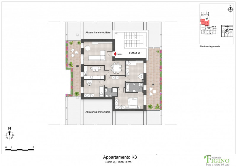 appartamento in vendita a Milano in zona Figino