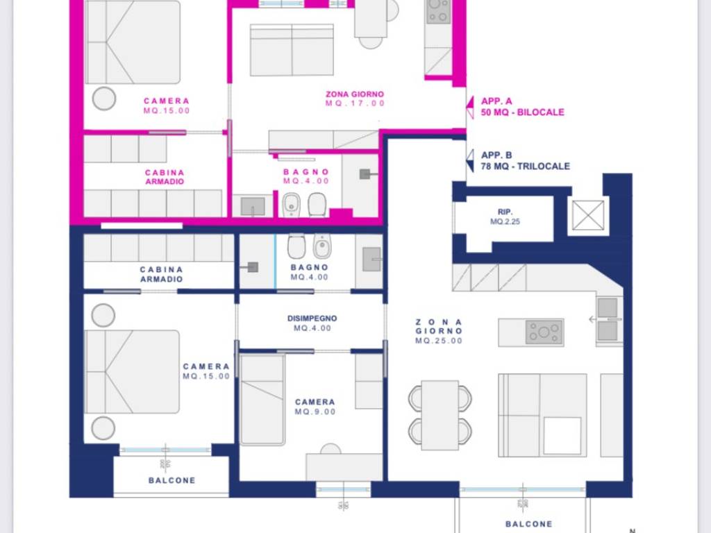 appartamento in vendita a Milano in zona Centro Direzionale