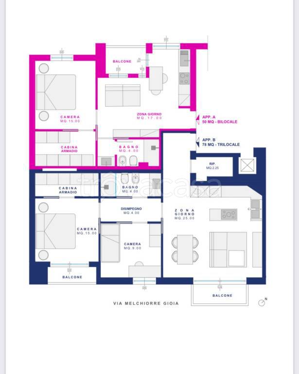 appartamento in vendita a Milano in zona Porta Nuova