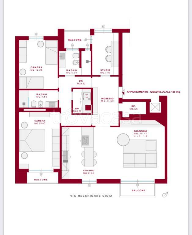 appartamento in vendita a Milano in zona Centro Direzionale