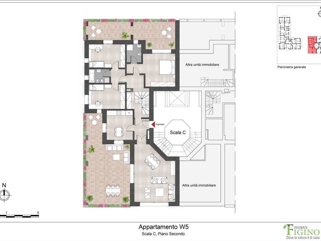 appartamento in vendita a Milano in zona Trenno