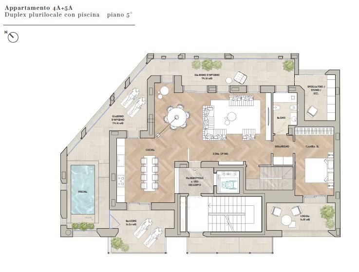 appartamento in vendita a Milano in zona Solari