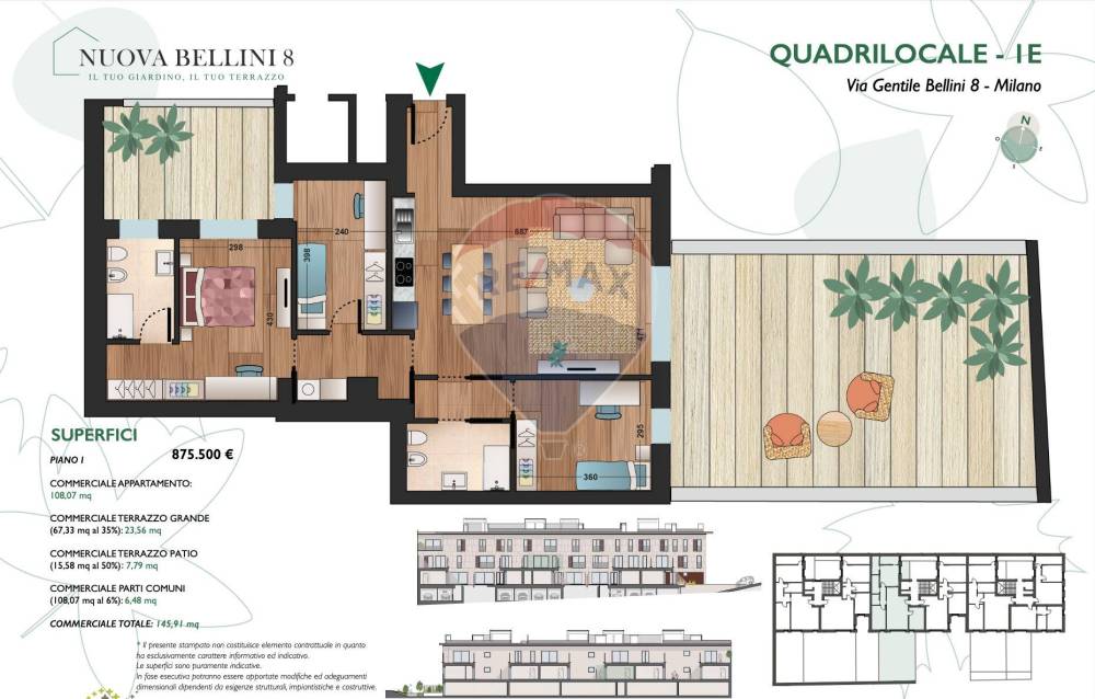 appartamento in vendita a Milano