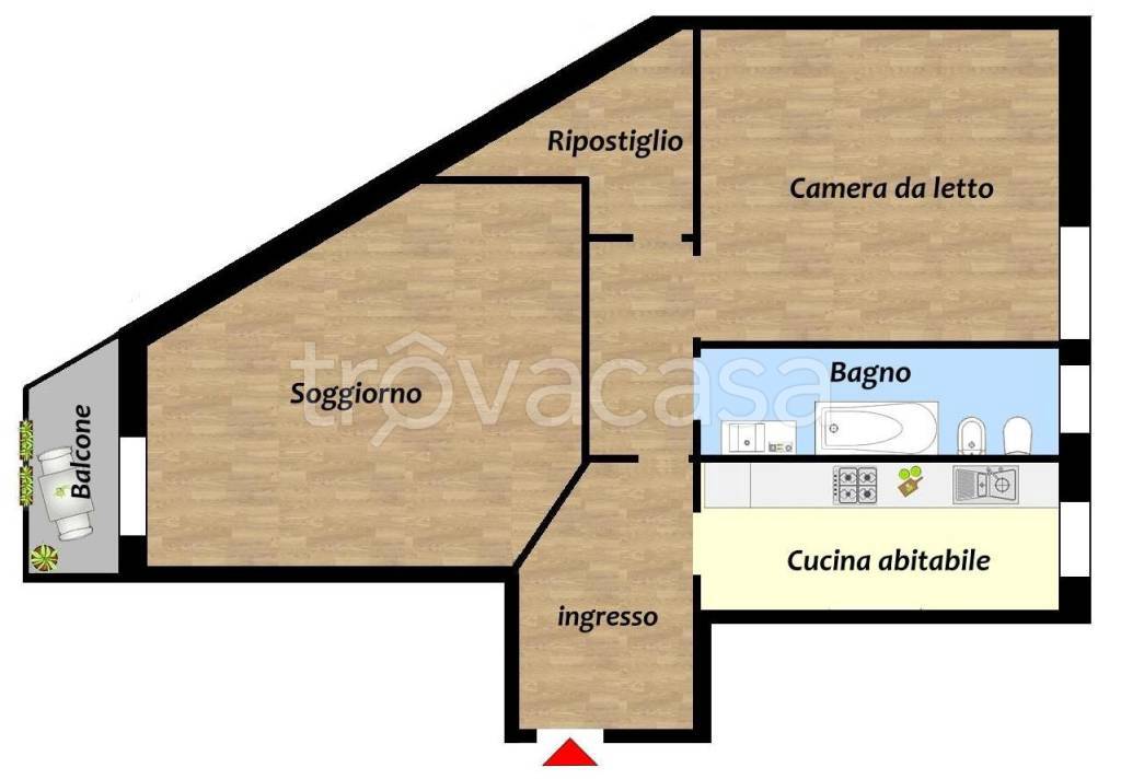 appartamento in vendita a Milano in zona Corvetto