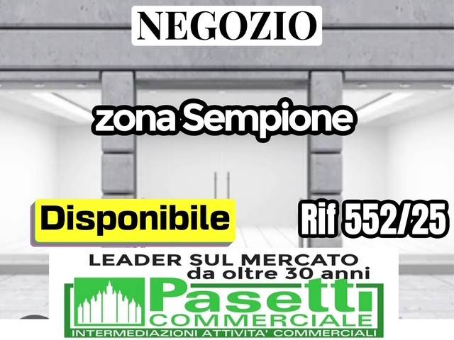 negozio in vendita a Milano in zona Sempione