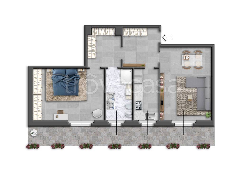 appartamento in vendita a Milano in zona Rembrandt