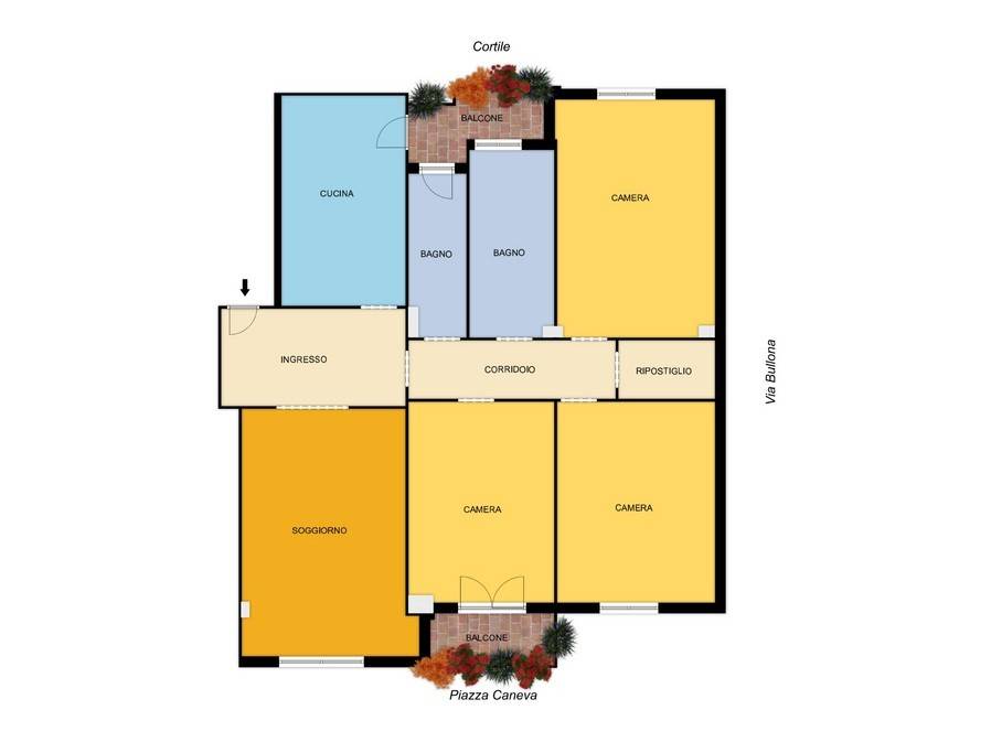 appartamento in vendita a Milano in zona Sempione