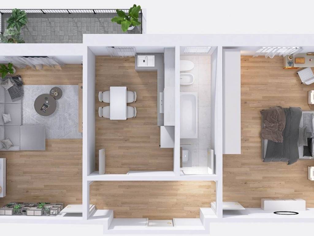 appartamento in vendita a Milano in zona Baggio