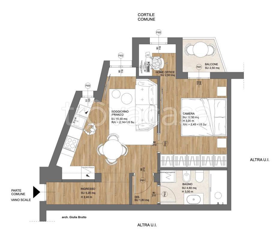 appartamento in vendita a Milano in zona Città Studi