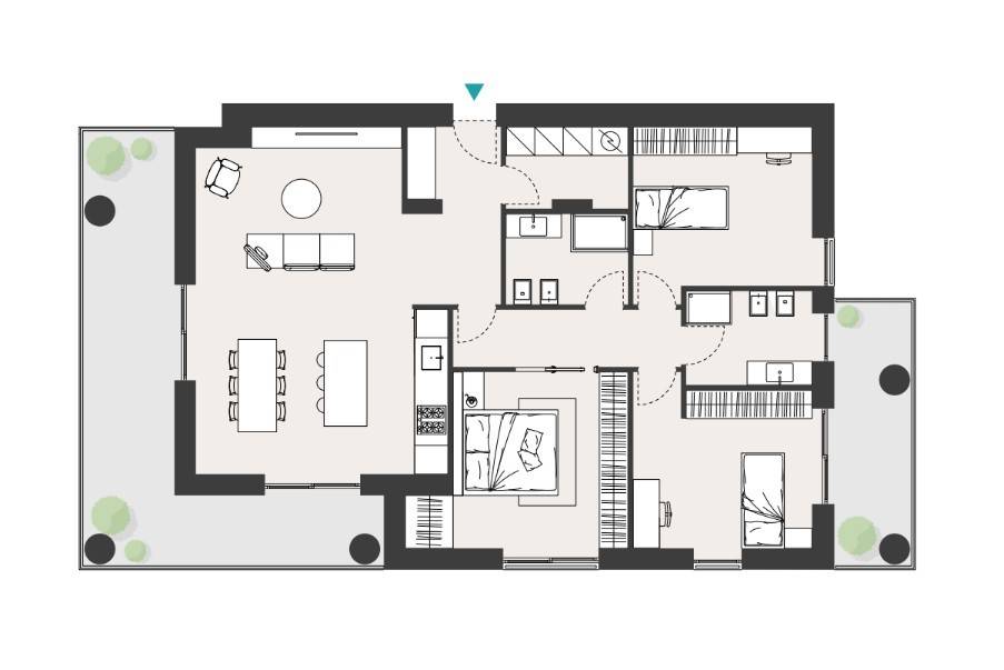appartamento in vendita a Milano in zona Forlanini