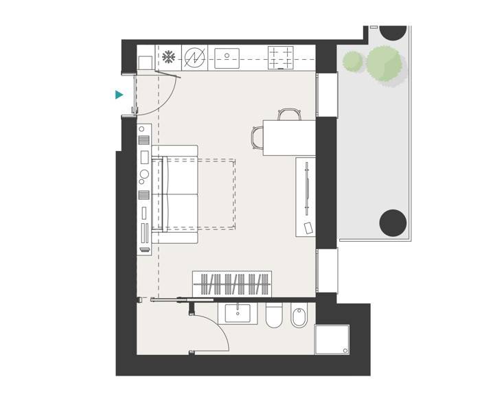 appartamento in vendita a Milano in zona Forlanini