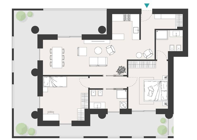 appartamento in vendita a Milano in zona Forlanini