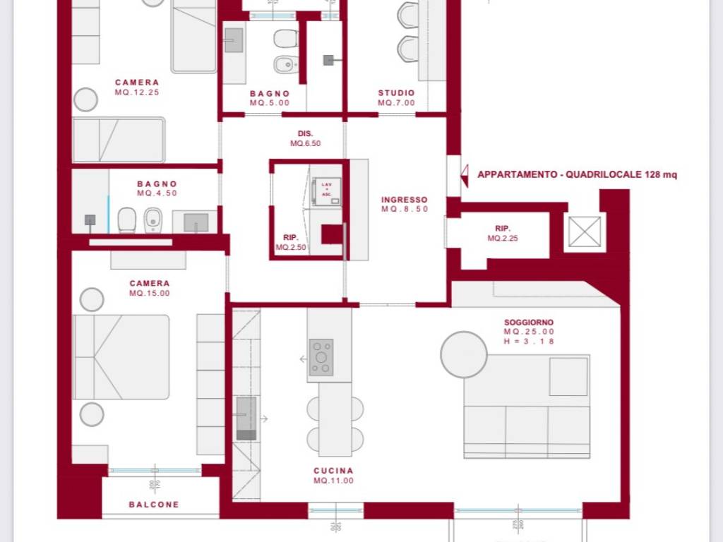 appartamento in vendita a Milano in zona Centro Direzionale