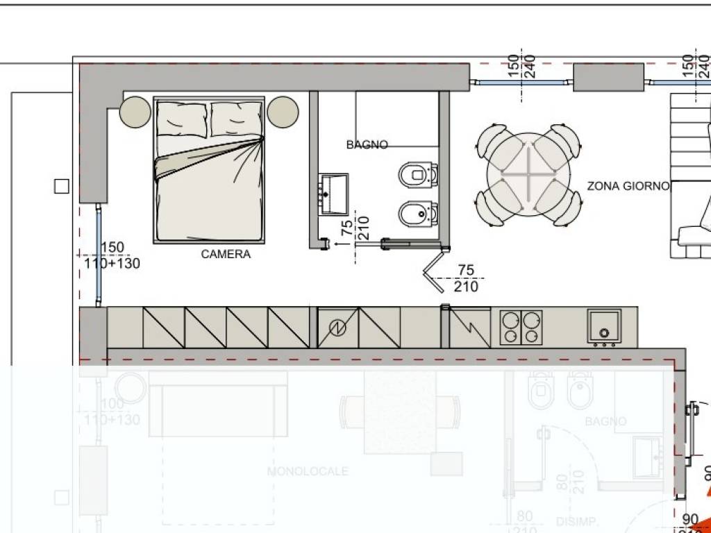 appartamento in vendita a Milano in zona Baggio