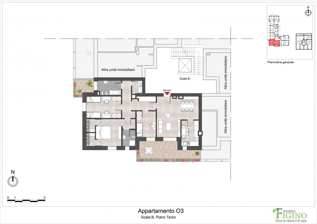 appartamento in vendita a Milano in zona Figino