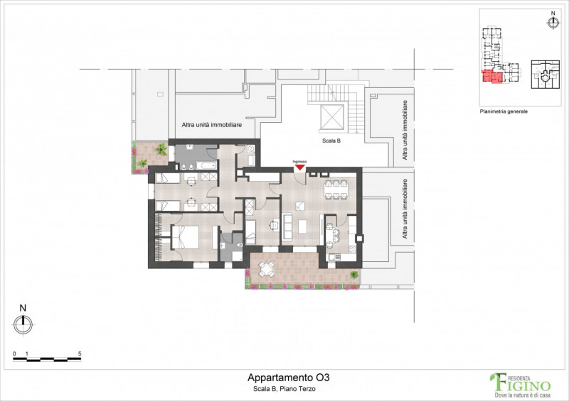 appartamento in vendita a Milano in zona Figino