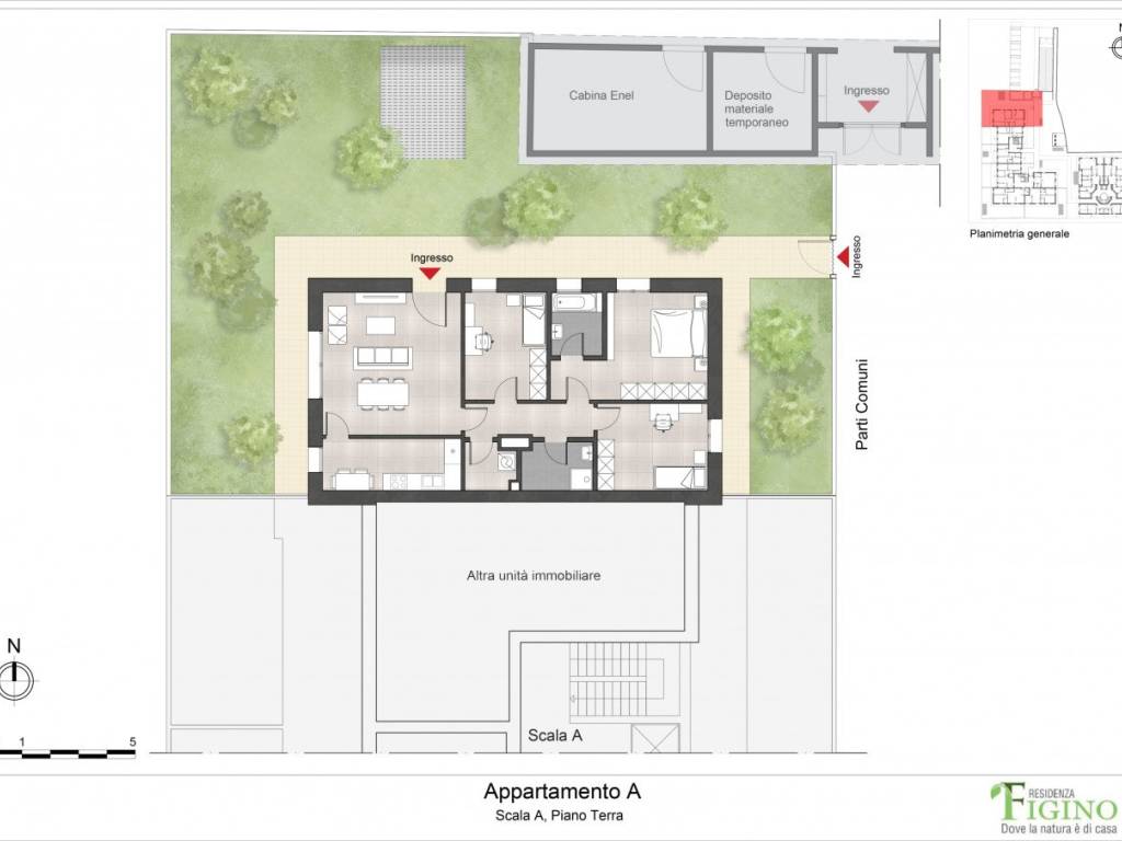 appartamento in vendita a Milano in zona Figino