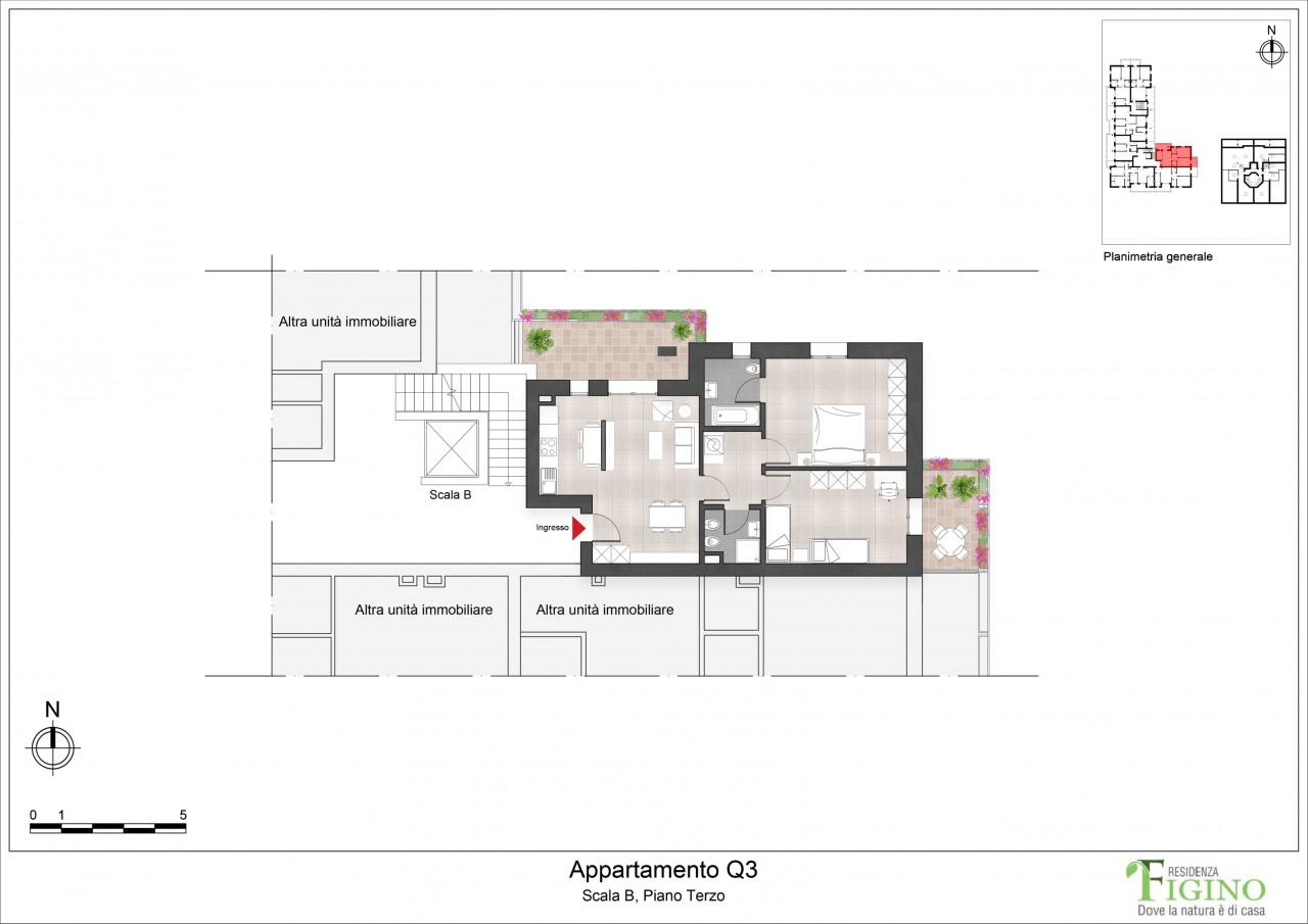 appartamento in vendita a Milano in zona Figino