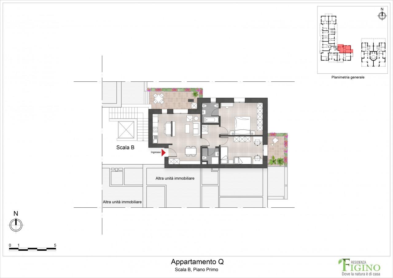appartamento in vendita a Milano in zona Figino