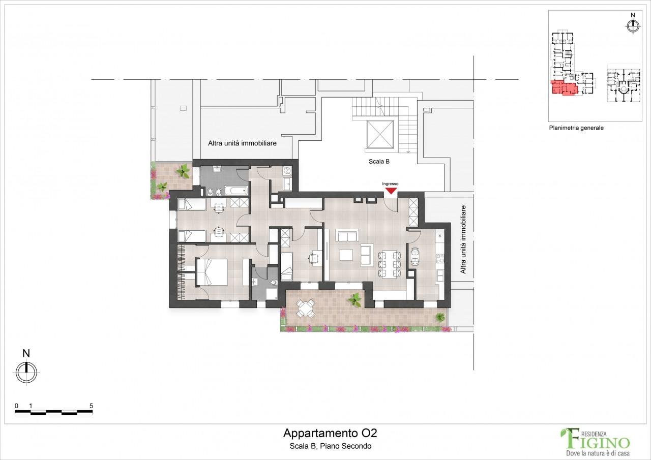 appartamento in vendita a Milano in zona Figino
