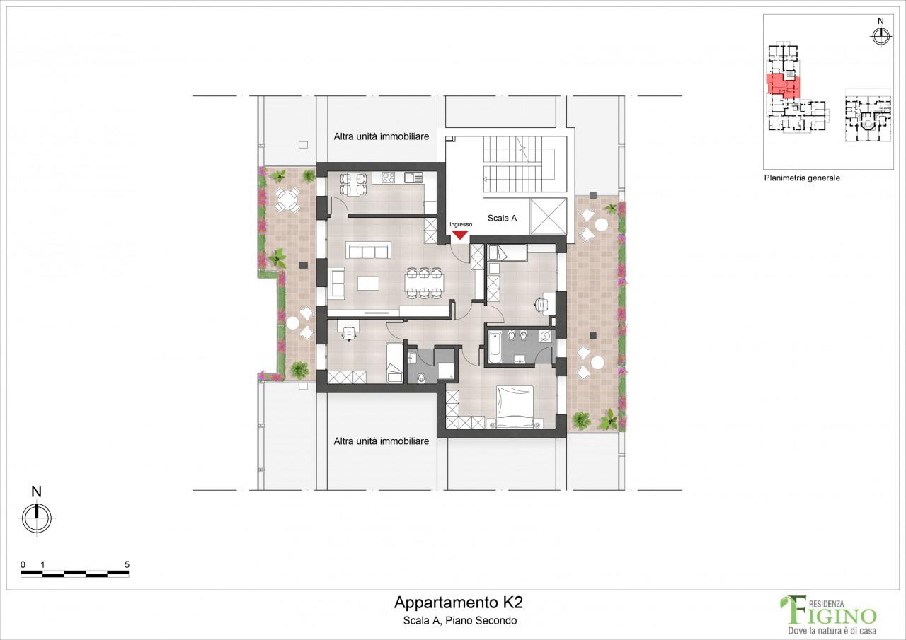 appartamento in vendita a Milano in zona Figino