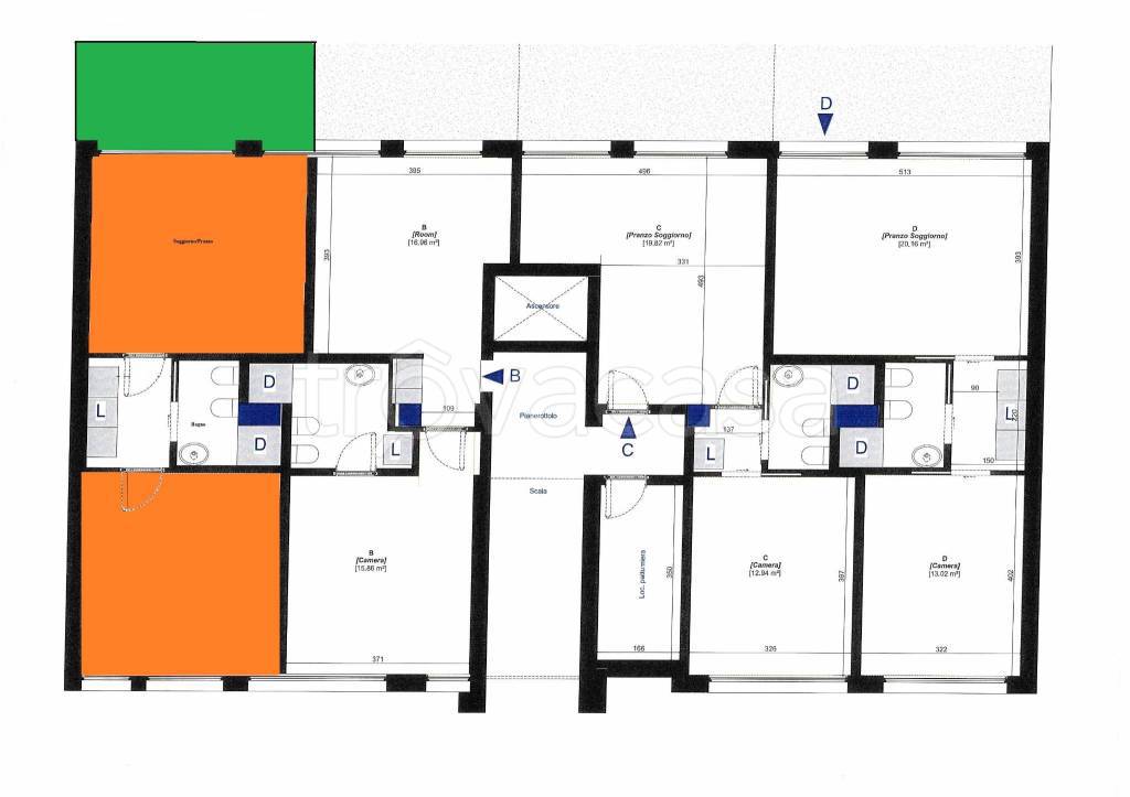appartamento in vendita a Milano in zona Adriano