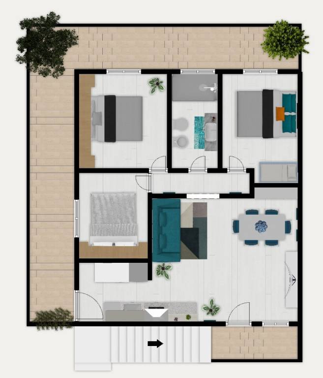 appartamento in vendita a Milano in zona Piazzale Lodi