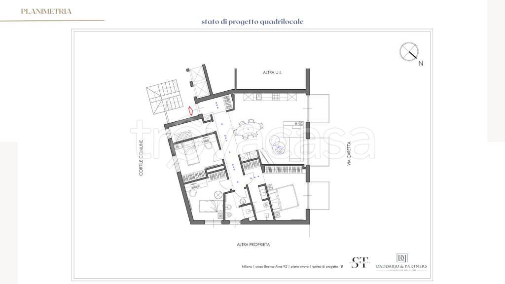 appartamento in vendita a Milano in zona Loreto