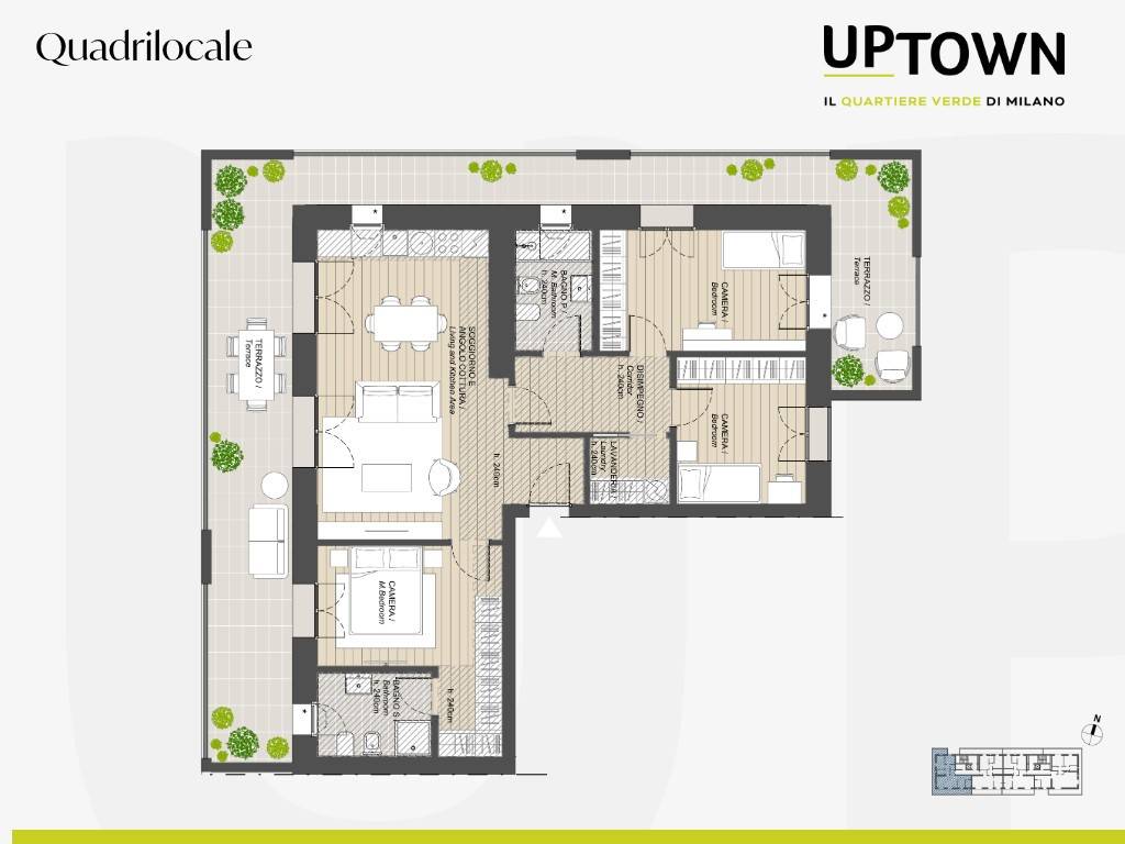 appartamento in vendita a Milano