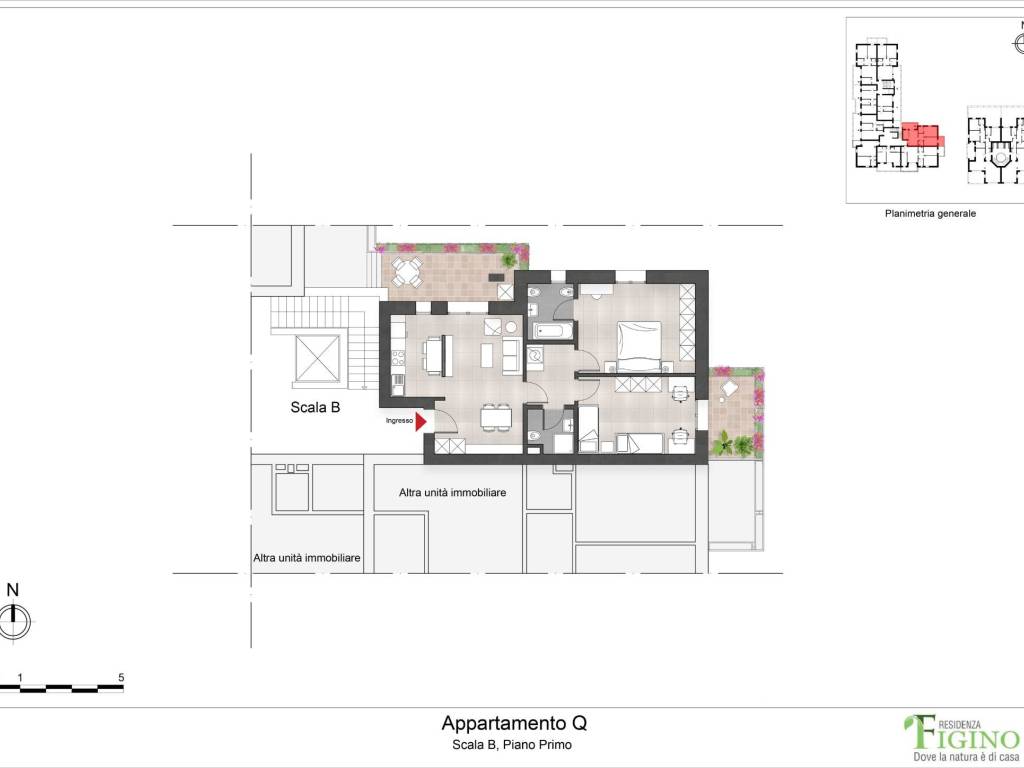 appartamento in vendita a Milano in zona Trenno