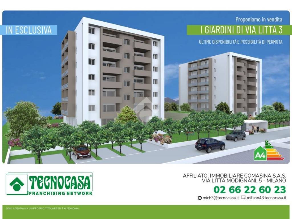 appartamento in vendita a Milano in zona Comasina