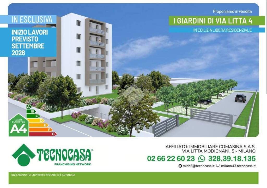 appartamento in vendita a Milano in zona Comasina