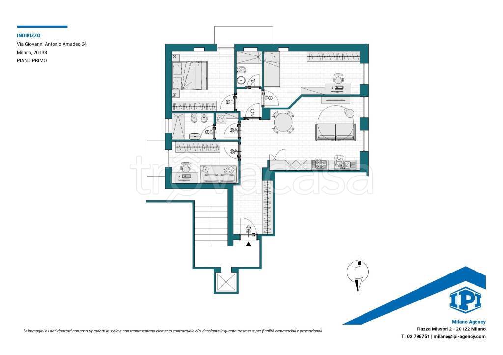 appartamento in vendita a Milano in zona Città Studi