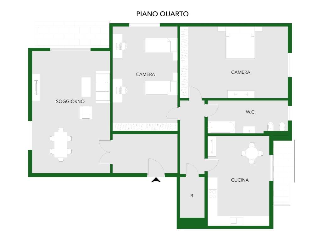 appartamento in vendita a Milano in zona Bicocca