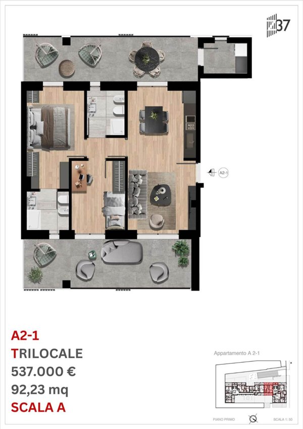 appartamento in vendita a Milano in zona Solari