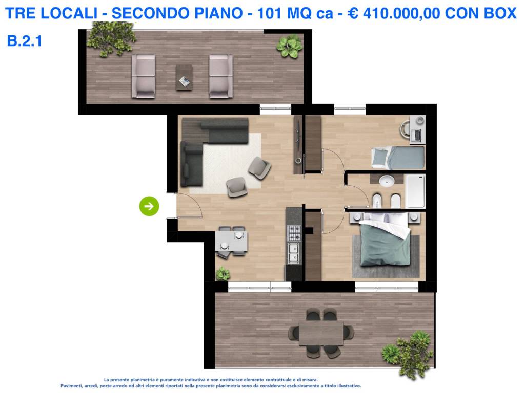 appartamento in vendita a Milano in zona Adriano