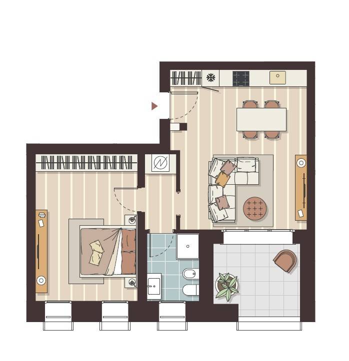 appartamento in vendita a Milano in zona Maggiolina