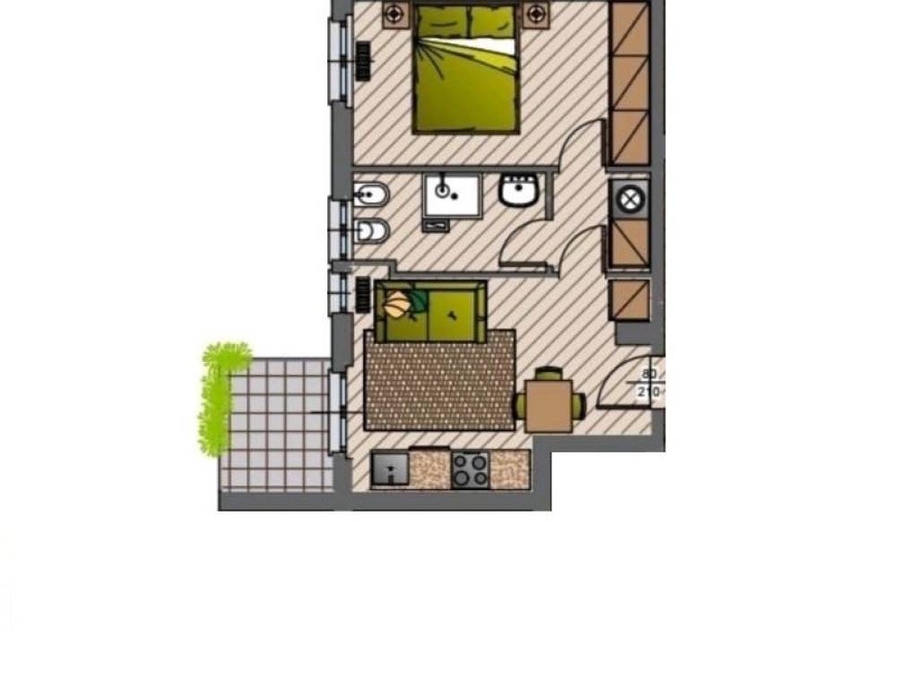 appartamento in vendita a Milano in zona Barona