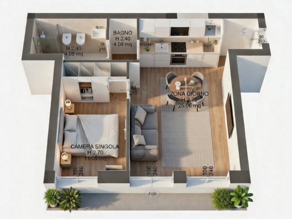 appartamento in vendita a Milano