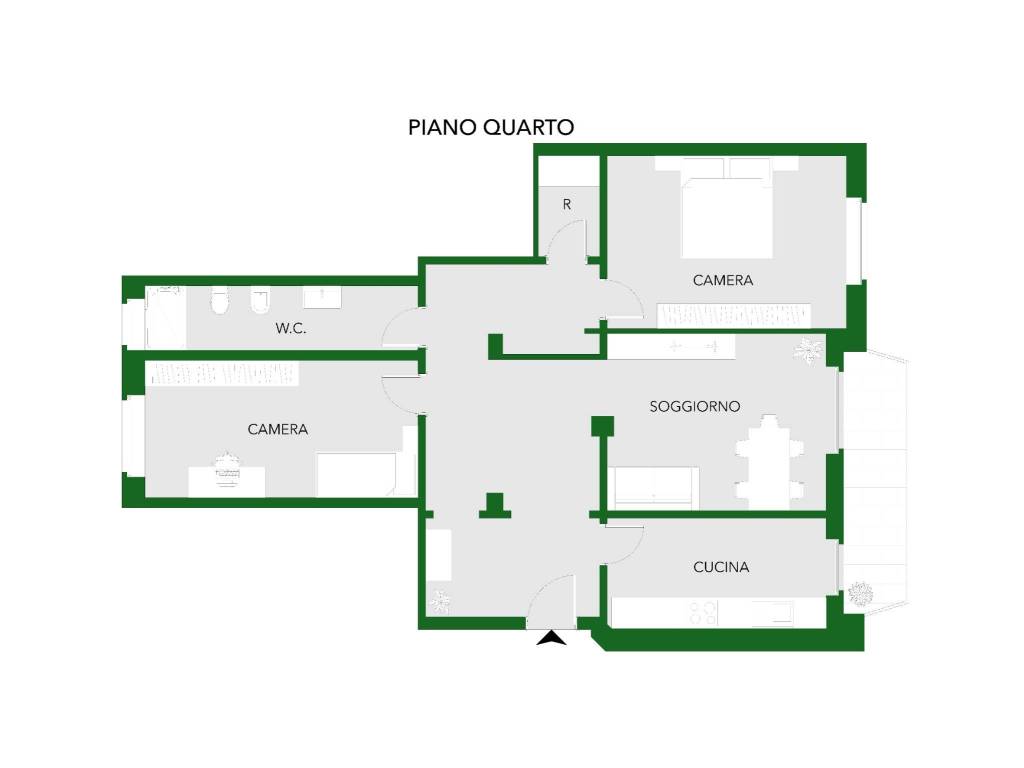 appartamento in vendita a Milano in zona Bicocca