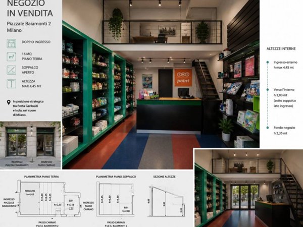 negozio in vendita a Milano