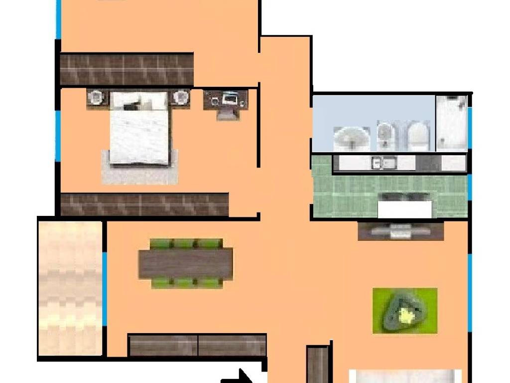 appartamento in vendita a Milano in zona Baggio