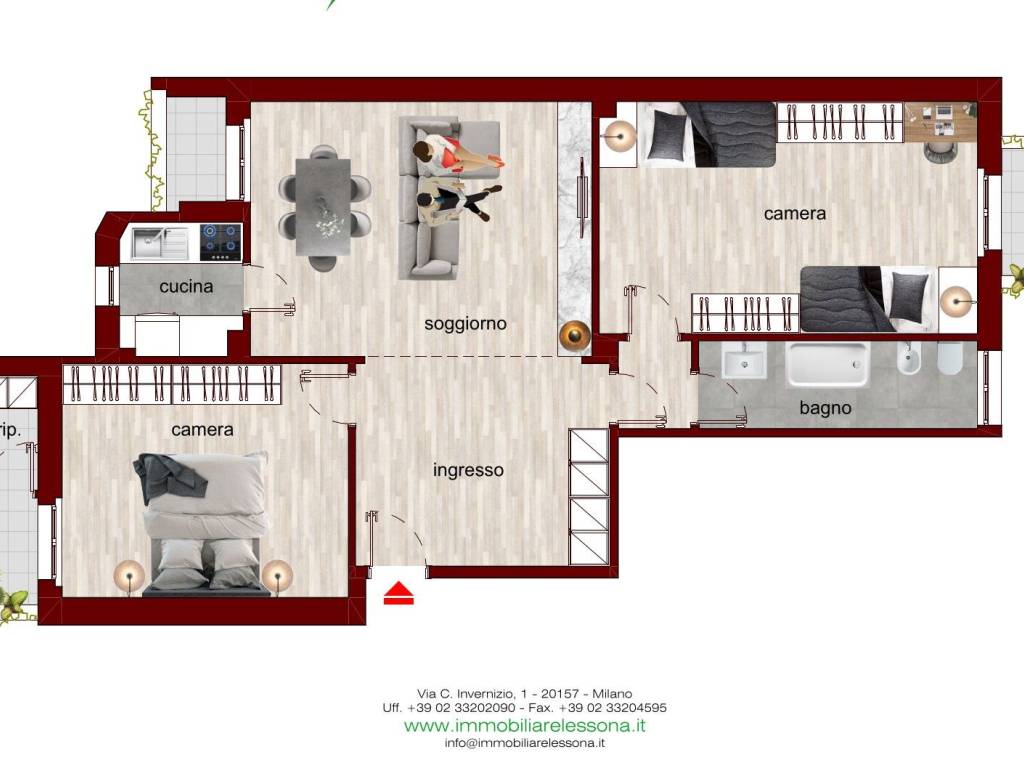 appartamento in vendita a Milano in zona Maggiolina