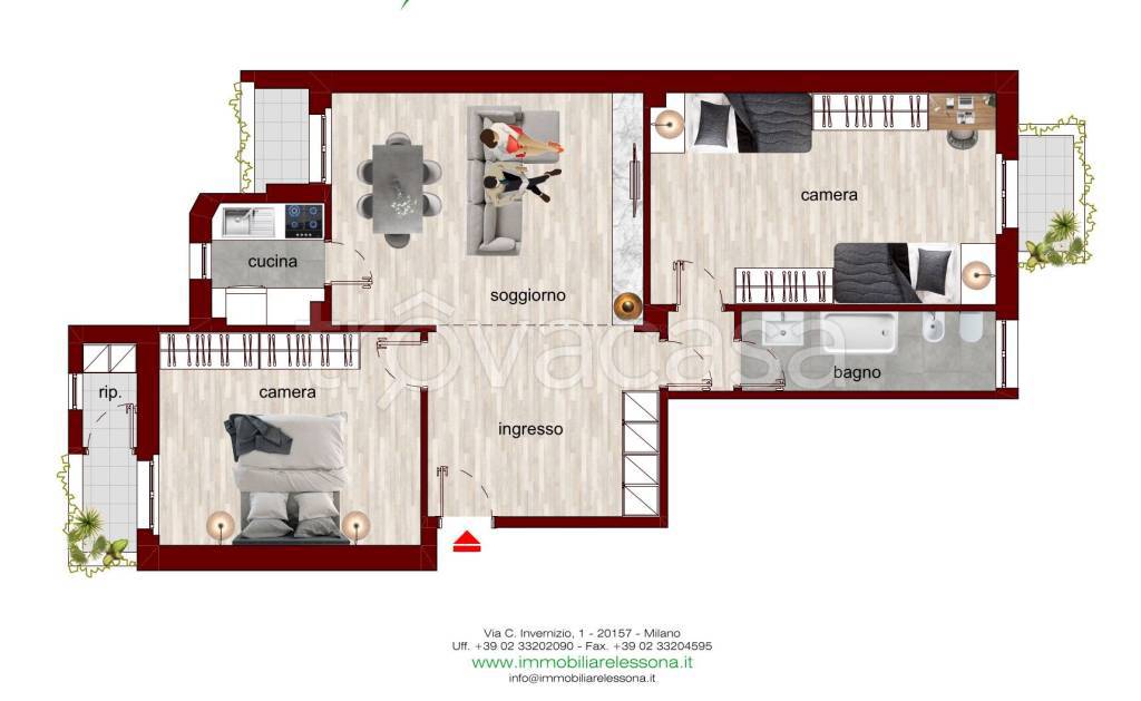 appartamento in vendita a Milano in zona Cascina dei Pomi