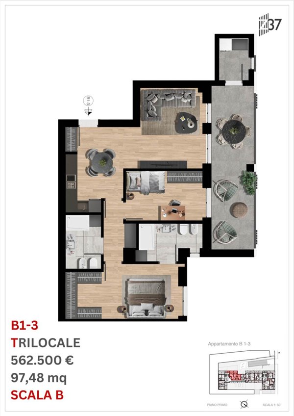 appartamento in vendita a Milano in zona Solari