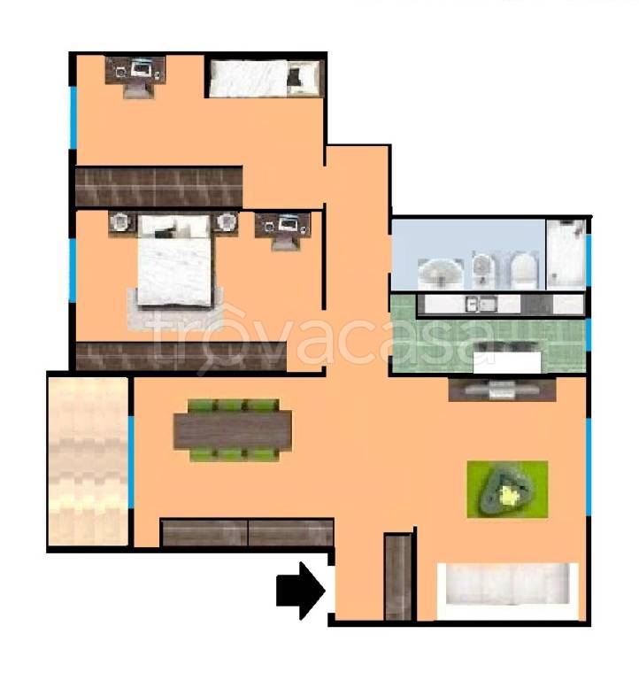 appartamento in vendita a Milano in zona Baggio