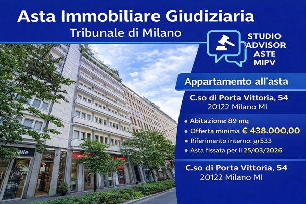 appartamento in vendita a Milano in zona Porta Vittoria