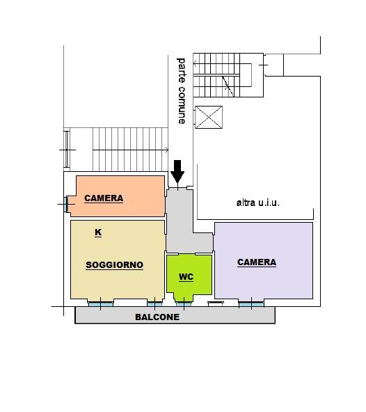 appartamento in vendita a Milano in zona Rogoredo