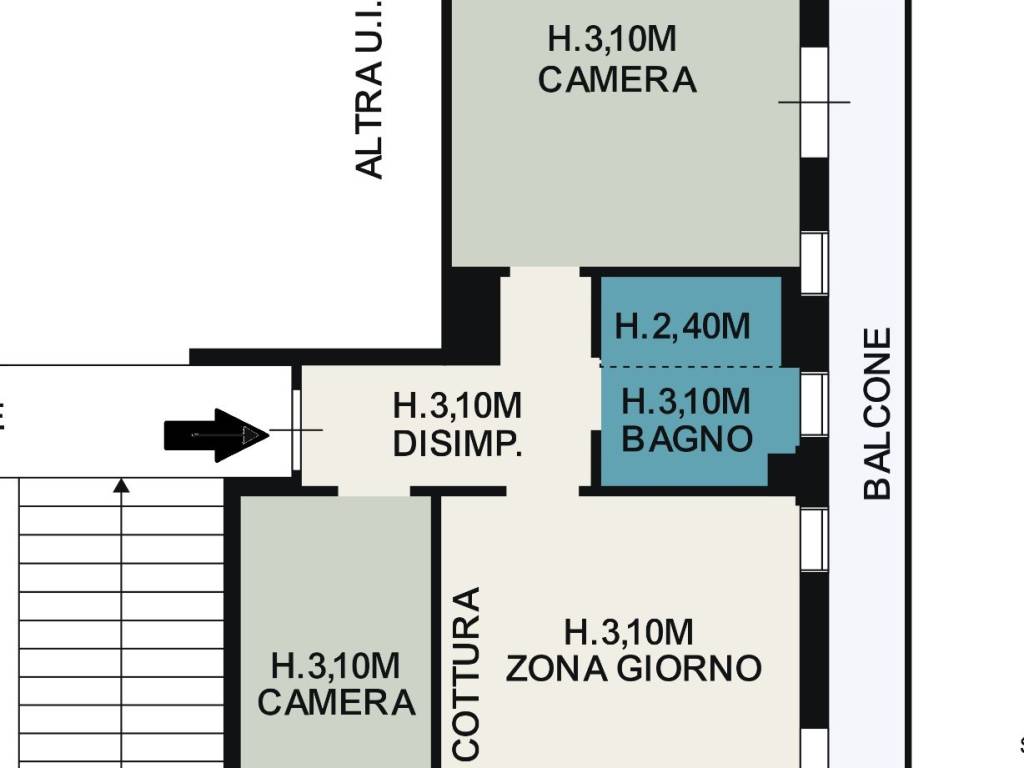 appartamento in vendita a Milano in zona Rogoredo