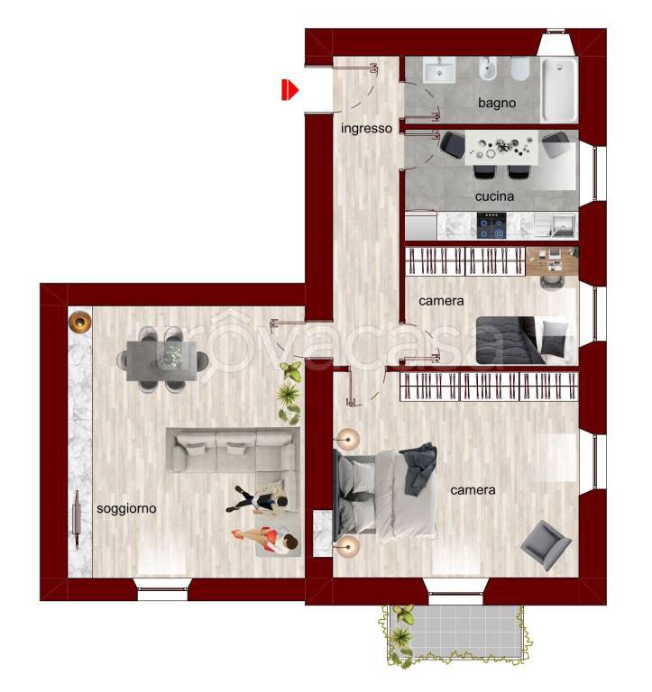 appartamento in vendita a Milano in zona Ghisolfa